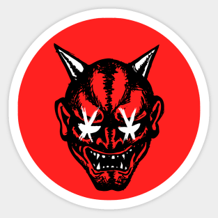 Red Oni Sticker